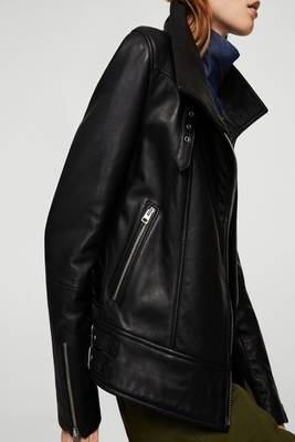 women's genuine lambskin leather biker jacket classic moto zip style exclusive versatile 3