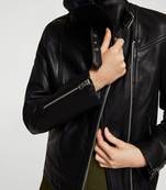 women's genuine lambskin leather biker jacket classic moto zip style exclusive versatile