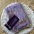 Lavender Color  Embroidery Sequence  Cutdana work Silk Saree