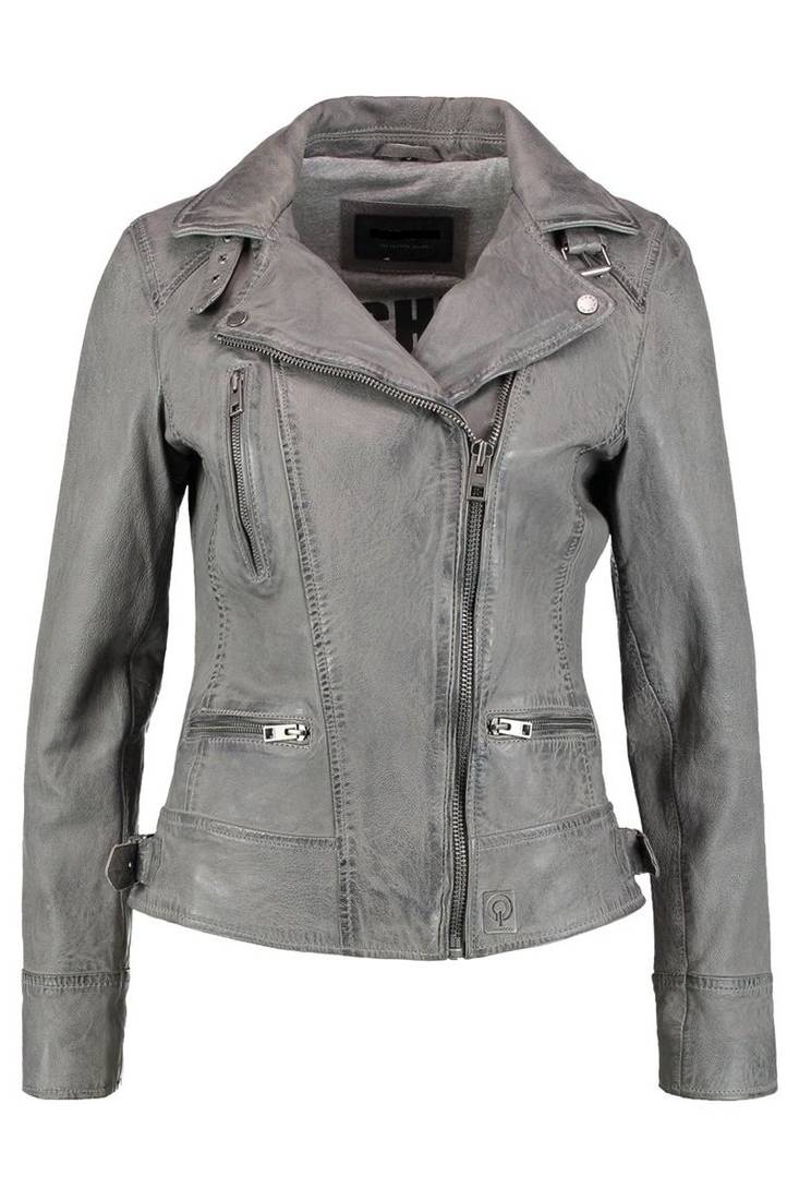 Women's genuine lambskin leather jacket motorcycle slim fit designer biker jacket-ce-260