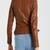 Women's genuine lambskin leather jacket motorcycle slim fit designer biker jacket-ce-261
