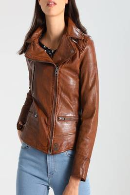 women's genuine lambskin leather biker jacket classic moto zip style exclusive select 3