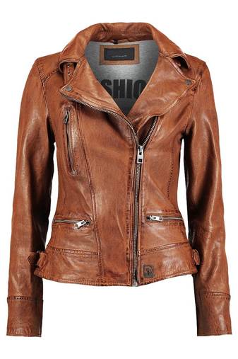 Women's genuine lambskin leather jacket motorcycle slim fit designer biker jacket-ce-261