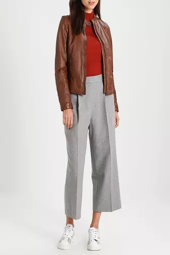 women's genuine lambskin leather biker jacket classic moto zip style exclusive unique