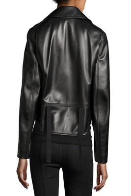 women's genuine lambskin leather biker jacket classic moto zip style exclusive special 2