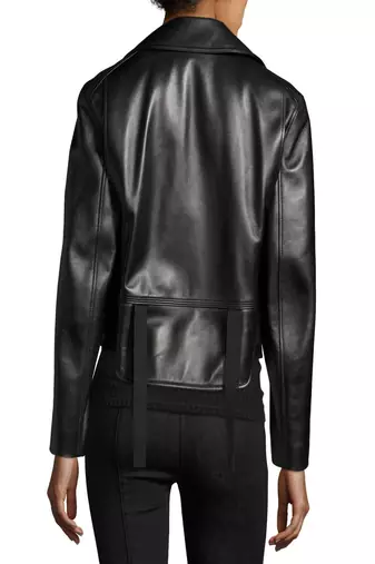 women's genuine lambskin leather biker jacket classic moto zip style exclusive special