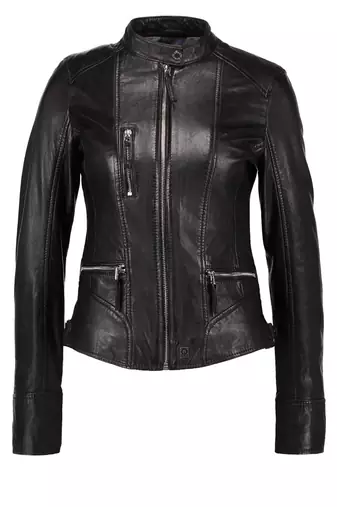 women's genuine lambskin leather biker jacket classic moto zip style exclusive high quality