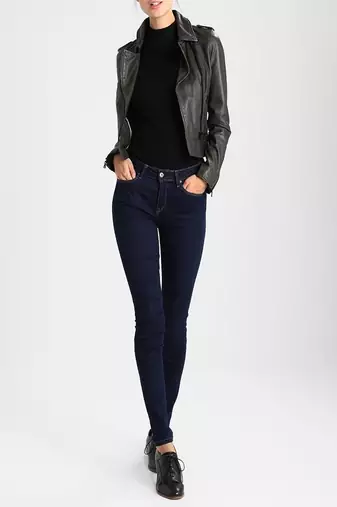 women's genuine lambskin leather biker jacket classic moto zip style exclusive top grade
