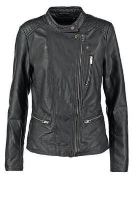 women's black lambskin leather biker jacket classic moto zip style exclusive premium 1