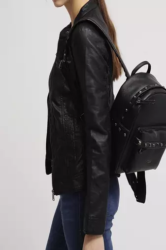 women's black lambskin leather biker jacket classic moto zip style exclusive exclusive