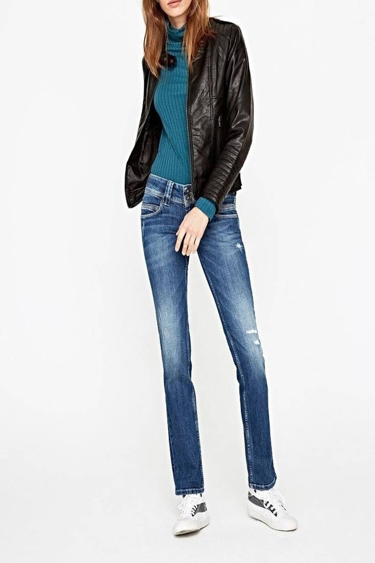 Womens genuine lambskin black leather motorcycle slim fit ladies biker jacket-c272