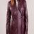 Womens genuine lambskin burgundy leather motorcycle slim fit ladies biker jacket-cl-274