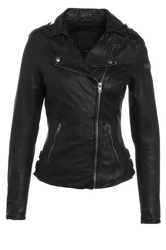 Women’s genuine lambskin black leather biker jacket slim fit designer motorcycle-cl-w277