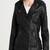 Women’s genuine lambskin black leather biker jacket slim fit designer motorcycle-cl-w277