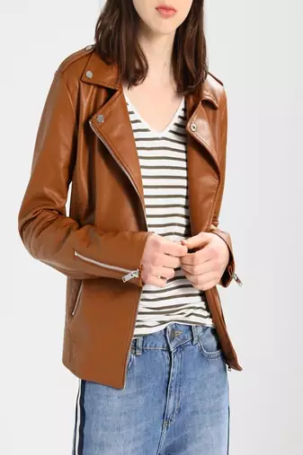 women's black napa leather biker jacket classic moto zip style exclusive select