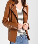 women's black napa leather biker jacket classic moto zip style exclusive select