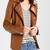Women black 100% lambskin leather jacket biker motorcycle napa leather jacket-cl-w280