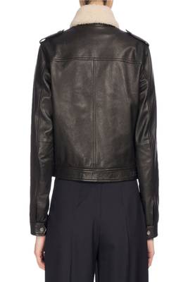 women's black napa leather biker jacket classic moto zip style exclusive original 2