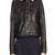 Women black 100% lambskin black leather jacket biker motorcycle napa leather jacket-cl-w286