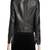 Women black 100% lambskin black leather jacket biker motorcycle napa leather jacket-cl-w290