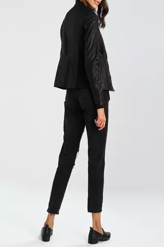 women's black napa leather biker jacket classic moto zip style exclusive pro
