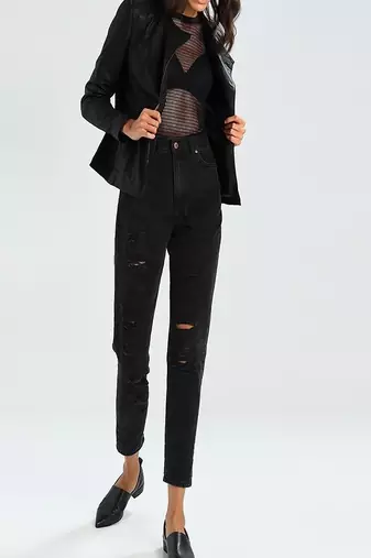 women's black napa leather biker jacket classic moto zip style exclusive pro