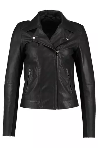 women's black napa leather biker jacket classic moto zip style exclusive ultimate