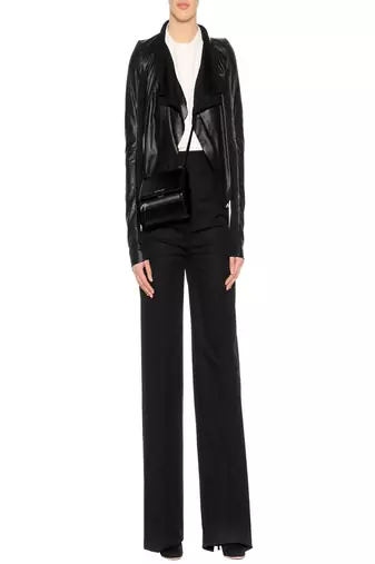 women's black napa leather biker jacket classic moto zip style exclusive featured