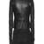 Women black 100% lambskin black leather jacket biker motorcycle napa leather jacket-294