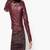 Women maroon  100% lambskin leather jacket biker motorcycle napa leather jacket-296