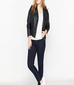 women's black napa leather biker jacket classic moto zip style modern exclusive