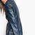 Women 100% lambskin blue leather jacket biker motorcycle napa leather jacket-300