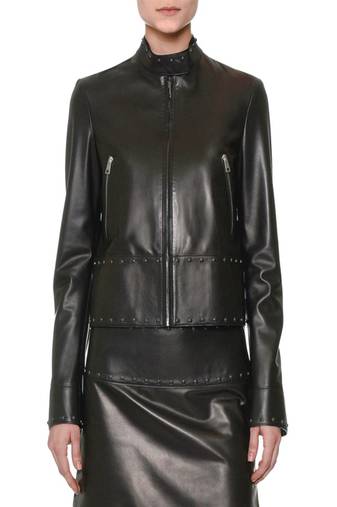 women's genuine lambskin leather biker jacket classic moto zip style exclusive fine