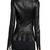 Women’s genuine lambskin black leather biker jacket slim fit designer motorcycle-c303