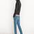 Women’s genuine lambskin black leather biker jacket slim fit designer motorcycle-c304