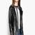 Women’s genuine lambskin black leather biker jacket slim fit designer motorcycle-c306
