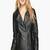 Women’s genuine lambskin black leather biker jacket slim fit designer motorcycle-c306