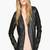Women’s genuine lambskin black leather biker jacket slim fit designer motorcycle-c306