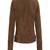 Women’s genuine lambskin brown leather biker jacket slim fit designer motorcycle-c313