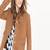 Women’s genuine lambskin brown leather biker jacket slim fit designer motorcycle-c314