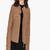 Women’s genuine lambskin brown leather biker jacket slim fit designer motorcycle-c316