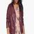 Women’s genuine lambskin maroon leather biker jacket slim fit designer motorcycle-c318