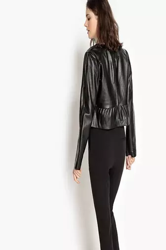 women's genuine lambskin leather biker jacket classic moto zip style exclusive pro
