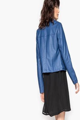 women's genuine lambskin leather biker jacket classic moto zip style exclusive advanced 4