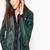 Womens genuine lambskin leather motorcycle slim fit designer ladies biker jacket-c332