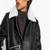 Womens genuine lambskin leather motorcycle slim fit designer ladies biker jacket-c333