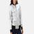 Womens genuine lambskin silver  leather motorcycle slim fit designer ladies biker jacket-c337