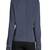 Womens genuine lambskin blue leather motorcycle slim fit designer ladies biker jacket-c338