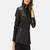 Womens genuine lambskin black leather motorcycle slim fit designer ladies biker jacket-cl-w340