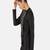 Womens genuine lambskin black leather motorcycle slim fit designer ladies biker jacket-c342